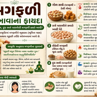 મગફળી કોની સાથે, કઈ રીતે ખાવાથી શું શું ફાયદાઓ થાય ચાલો તે જાણીએ.